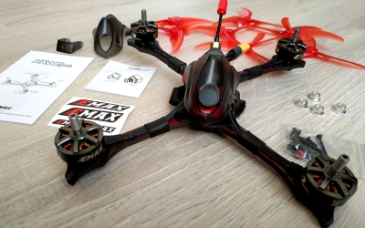 Emax Hawk Sport - 5 colos verseny drón teszt