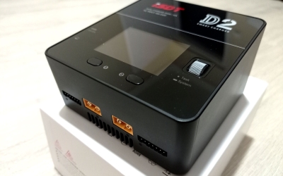 ISDT D2, két csatornás drón akkumulátor töltő